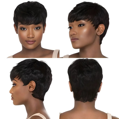 Pixie Cut Human Hair Wig